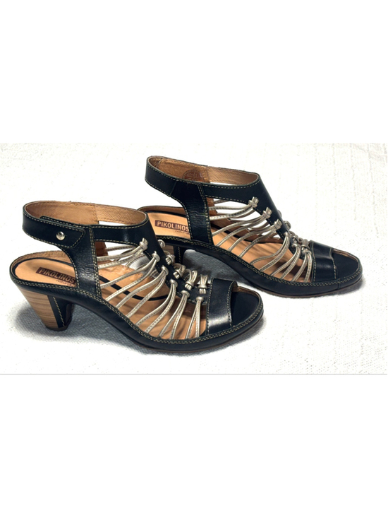 PIKOLINOS Shoes - PIKOLINOS Womens Strappy Metallic Leather Slingback Java W5A-0728C1 Sandal GUC